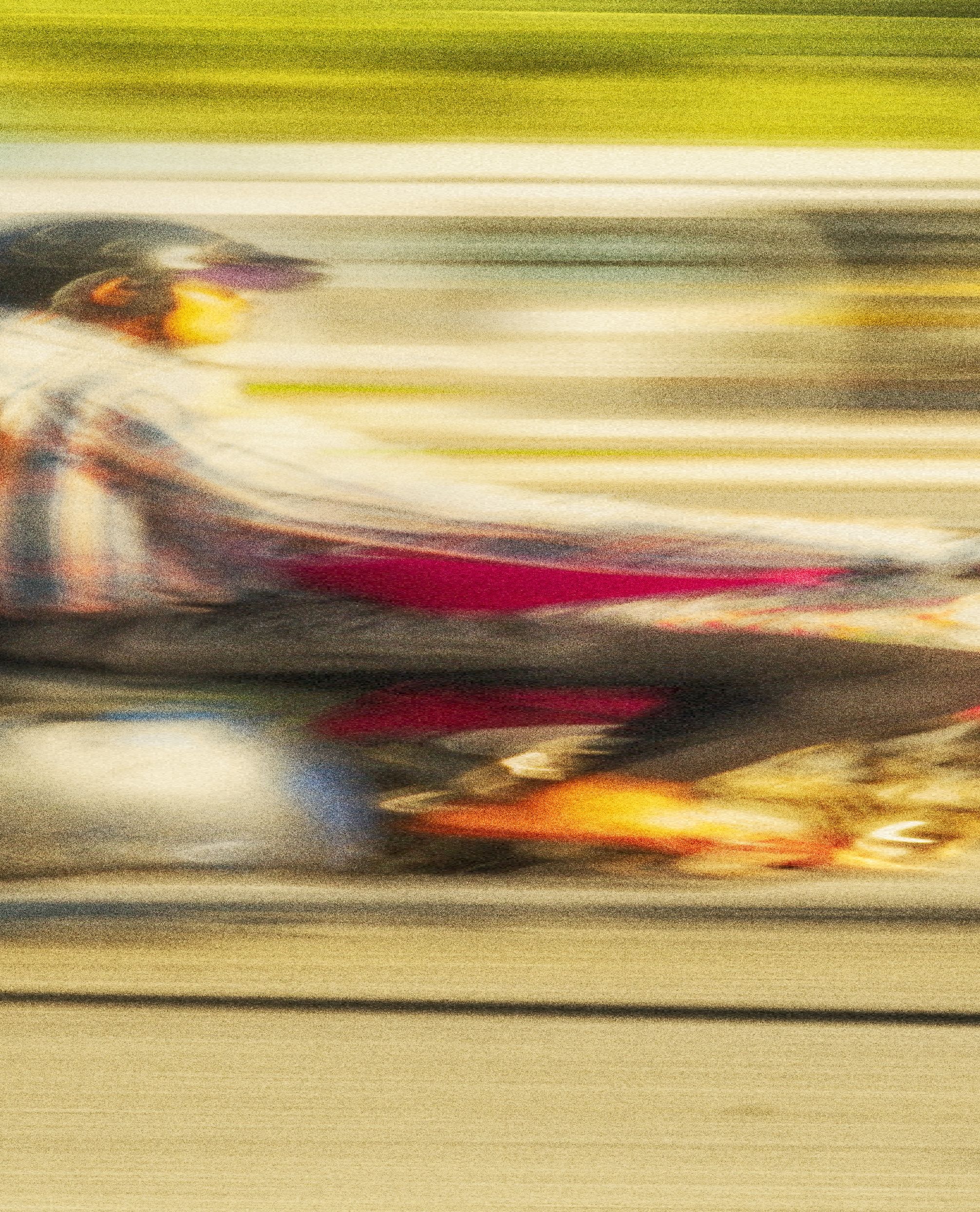 Vietnam — rider in motion, abstract blur